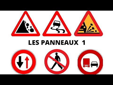 Driving license theory test Road signs 1