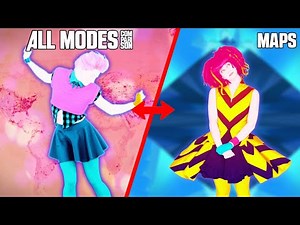 ALL MODES - MAPS | JUST DANCE COMPARISON
