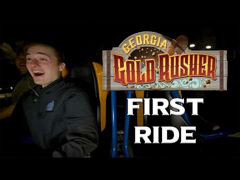 Georgia Goldrusher FIRST EVER RIDE | New for 2025 Six Flags Over Georgia