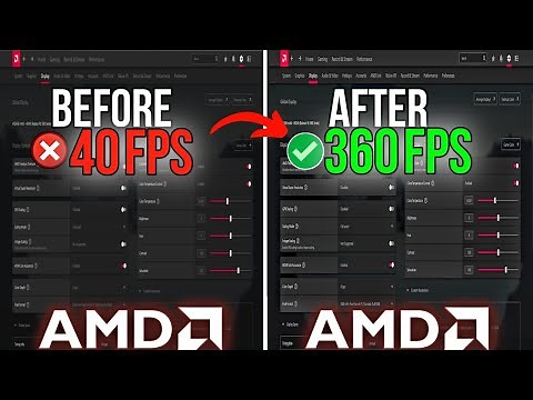 AMD Radeon Best Settings For Fortnite Chapter 4! 🚀 (FPS BOOST & Fix Stutters)