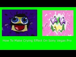 How To Make Crying Effect On Sony Vegas Pro