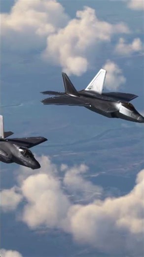 F-22 and F-36C Team Up..⚡✈️ #shorts