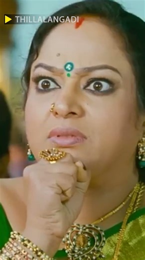 பஞ்ச் டயலாக் பேசுவேன்னு நினைச்சியா அக்கா?😂 #Thillalangadi #RaviMohan #Tamannaah #K TV #shorts