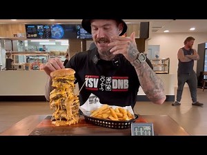 I Attempted the Full Belly Burger Challenge 🍔 | Massive Burger Food Challenge