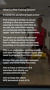 What is PHA circuit training?