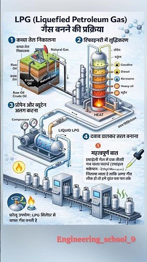 How LPG Gas is Made | LPG Manufacturing Process Explained | Crude Oil to LPG Cylinder #lpg #gas
