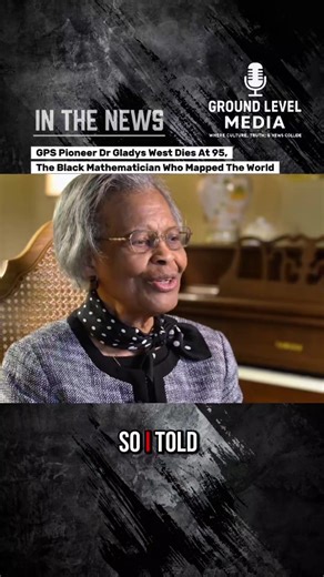 GPS Pioneer Dr Gladys West Dies At 95, The Black Mathematician Who Mapped The World Dr Gladys West, the brilliant Black mathematician whose calculations laid the foundation for modern GPS technology, has died at age 95. Born on a farm in Dinwiddie County during the Great Depression, West rose above segregation and systemic barriers to become a trailblazing scientist whose work helped precisely model the shape of the Earth making global navigation as we know it possible. Her quiet genius transfor