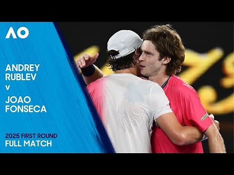 Andrey Rublev v Joao Fonseca Full Match | Australian Open 2025 First Round