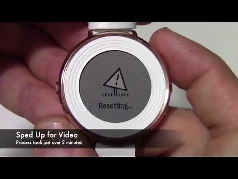 How to Factory Reset the Pebble Time Round Smartwatch