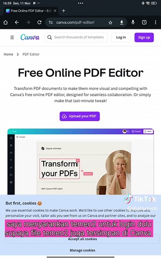 Cara gratis edit file pdf dengan Canva PDF editor #pdf #freepdfeditor #canva #onlinepdfeditor #tips #cara #Edit Pdf Di Hp Android #free #gratis semoga membantu. Terimakasih