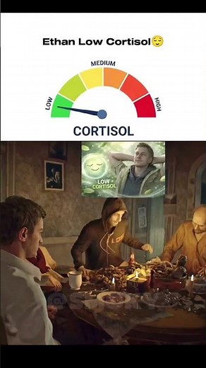 Ethan vs other cortisol level #residentevil #residentevil7 #residentevilrequiem