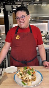 104K views · 525 reactions | Seafood Bird’s Nest is often a celebratory restaurant dish, but Andy Liang shows how to make it at home! 諸 The shrimp and scallops signify luck for the Lunar New Year  Get the recipe: https://foodtv.com/42c9Mnu | Food Network | Facebook