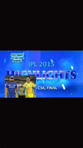 💥 MI vs CSK Final 2015! 😱 Rohit Sharma Show | IPL Final Highlights | #cricket #shorts #viral