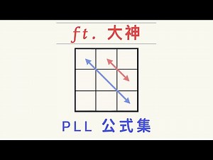 [Rubik's PLL] V-perm | 一小時學盲解 ft.大神 3x3魔術方塊CFOP速解教學