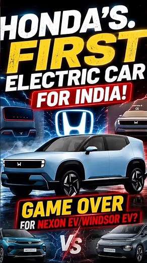 Waiting for Honda’s first EV for India? #hondacarsindia #evindia #carblogindia