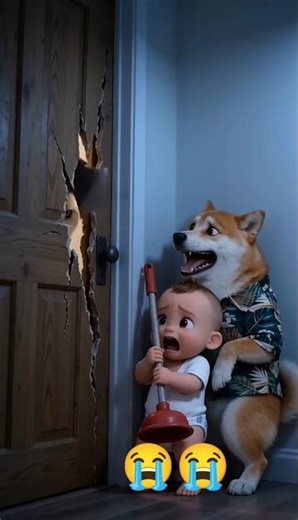 where's johnny horror scene #viral #dog #cat #horror #ai #funny #scary