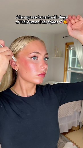 The most perfect Alien inspired hairstyle for all my College girlies #hair #hairstyle #hairhacks #hairhacksandtips #transformation #hairtransformation #fypシ
