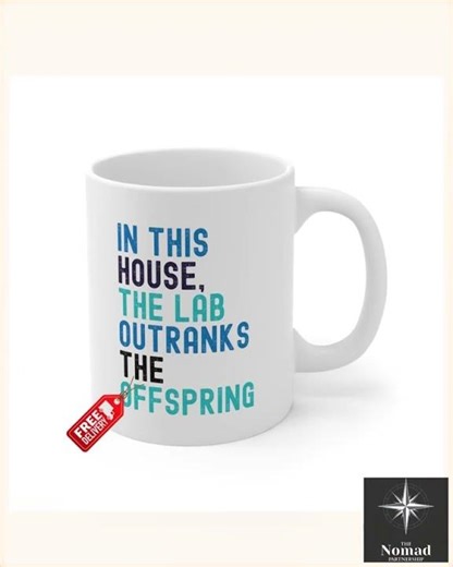 Funny Lab Coffee Mug: Ceramic Cup for Dog Lovers