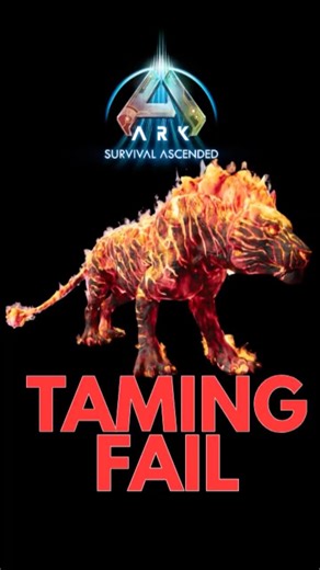 Taming Fail! #arkshorts #shorts