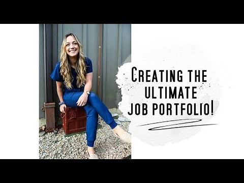 How to create a job portfolio | For NURSES |