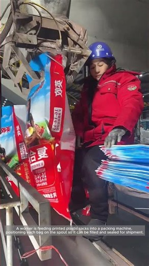 Manual Bag Feeding on an Automated Filling Line