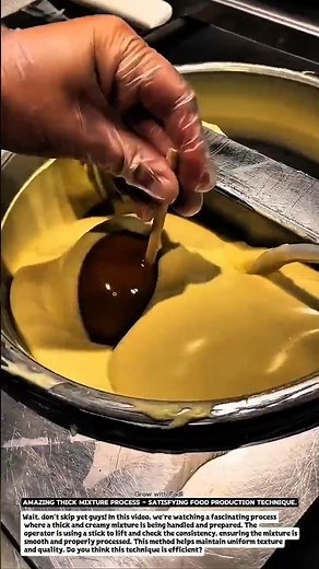 Amazing Thick Mixture Process – Satisfying Food Production Technique.