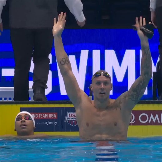 343K views · 2.6K reactions | THIS RACE  Caeleb Dressel adds the 100m butterfly to his Olympic schedule and from the OUTSIDE LANE, 17-YEAR-OLD Thomas Heilman joins him. #SwimTrials24 | NBC Olympics & Paralympics | Facebook