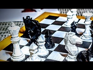 Chess Art: Kasparov vs. Deep Blue (1996)