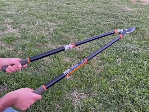 Fiskars Extendable Handle Lopper with Single Pivot (9166) | Review & Demonstration