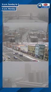 Timelapse shows snowfall, Sunday-Monday in Albany, Schenectady, Saratoga Springs, & Troy #weather #winterstorm2026 | WRGB CBS 6 News, Albany