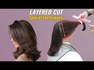 Natural Volume Layered Haircut & Soft Perm Tutorial | Step-by-Step | Professional Salon Technique
