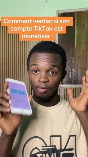 Vérification de la monétisation sur TikTok