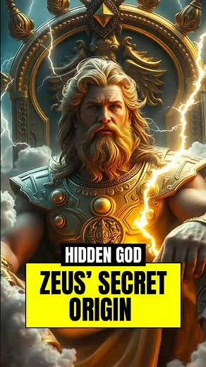 Zeus: The Hidden Child Who Became King of the Gods #greeklegends #zeus #god