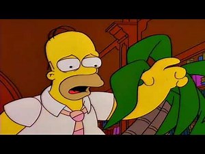 Homer frappe Mr.Burns