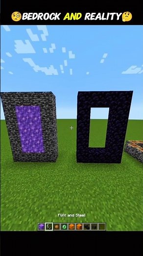 Minecraft Bedrock vs Reality🤯