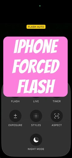 Unlock iPhone Forced Flash Option in Seconds | Easy Tutorial #shorts