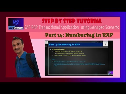 Part 14: SAP RAP Transaction App - Managed Scenario: Numbering in RAP
