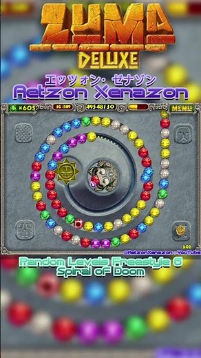 Random Levels Freestyle 6 | Zuma Deluxe 32-Bit DLP - The Random Levels Shorts Version