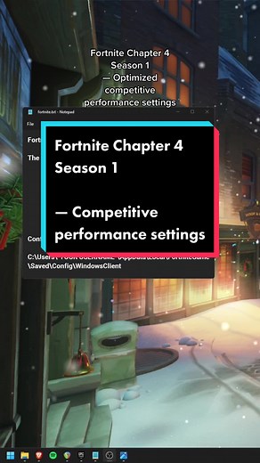 Optimized Competitive Settings for Fortnite Chapter 4 Season 1