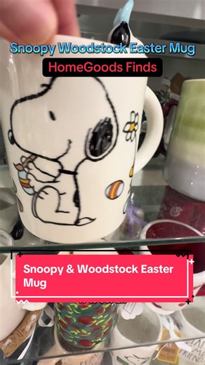 Peanuts Snoopy & Woodstock Easter Coffee Mug Discovery