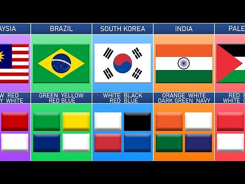 List of Country Flags That Use Just 4 Colors