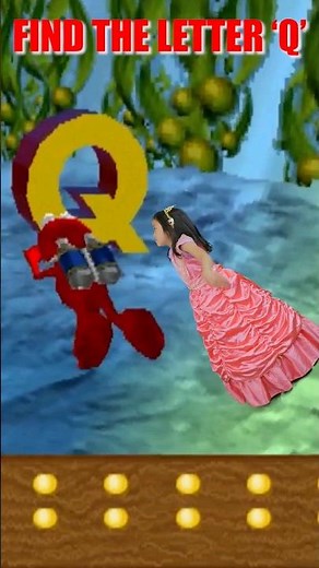 Elmo and Ella Find The Letter Q Under Water Swimming #elmo #letters #sesamestreet