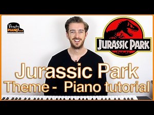 EASY Jurassic Park Piano Tutorial - John Williams : Jurassic World