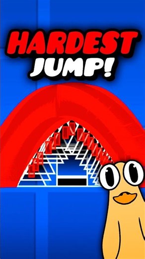 How to Make The Hardest Jump! #geometrydash