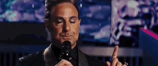 caesar flickerman by stanley tucci AND KIERAN CULKIN