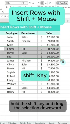 Insert Rows Faster in Excel | Stop Right-Clicking!