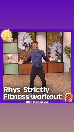 🪩 Here’s Rhys’ Strictly Fitness workout for different parts of your body. Give it a go now, or save it for later! You can watch all of the moves in full, and how to do them sat down, on iPlayer! Join us for more Strictly Fitness next week with Luba from Monday 9:30am. #Strictly #Workout | BBC Morning Live