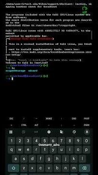 Install Kali Linux on Android in 1 Minute | UserLAnd App #Shorts