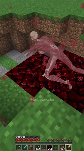 Creepy Skinned fella in Minecraft #minecrafthorror #minecraft