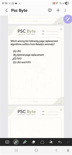 Belady's Anomaly in Page Replacement Algorithms | Operating Systems MCQ 📚